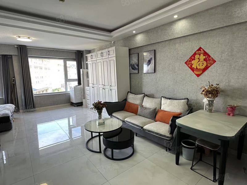 整租 | 带空调月湖湾锦城公寓精装一室家具家电齐全包物业电梯费